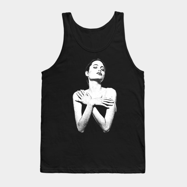 Young Angelina Jolie Tank Top by Lowchoose